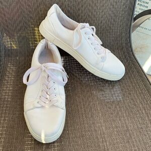 Joie Women's White Faux Leather Sneakers